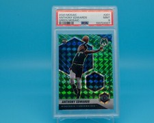 2020-21 Panini Mosaic Rookie ANTHONY EDWARDS #201 Green Mosaic Prizm RC PSA 9