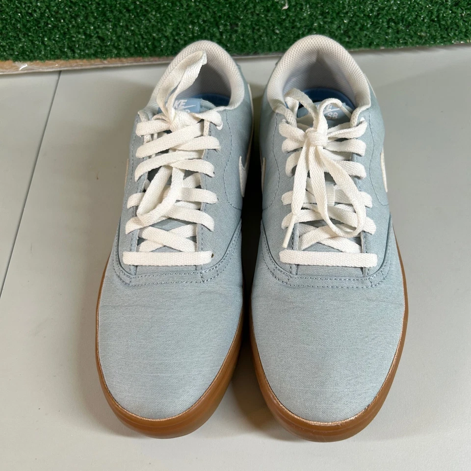 Nike SB Check Solar Zapatos de Skate Suelas de Goma Azul Claro Blanco Tenis para Mujer 10.5 Foto 3 de 4