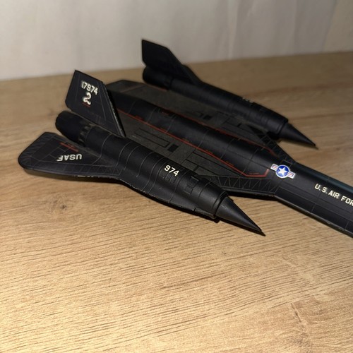 SR-71 BLACKBIRD Franklin Mint B11SS49 1992 Precision Model Die Cast 1/96 Pre-own - Picture 2 of 6