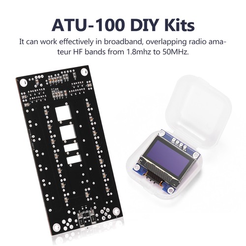 ATU-100 DIY Kits 1.8-50MHz Automatic Antenna Tuner +OLED Firmware K4X1 - Zdjęcie 7 z 9