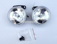 2 Anteriore Universale Luci 12V Faro Fendinebbia Alogeno Cerchio Fari con Box