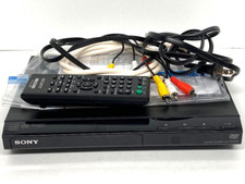 Sony Progressive Scan CD DVD Player Black DVP-SR210P Remote Cords Instructions