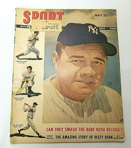 Download May 1948 Sport Magazine (Babe Ruth Cover) Good condition ...
