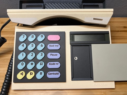 Téléphone blanc design danois B&O Bang & Olufsen Beocom 2000 fonctionne LIVRAISON GRATUITE - Photo 4/8