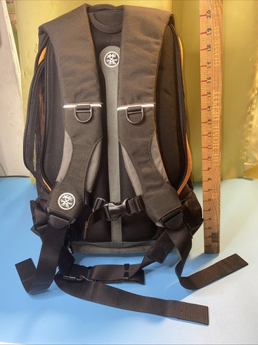 Crumpler Gray Orange Backpack Karachi Outpost W/ Dividers - Picture 17 of 24