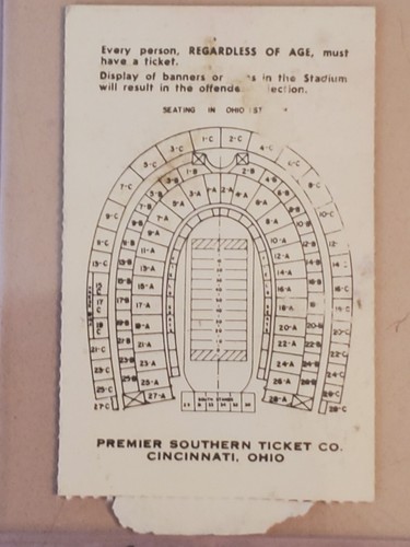 1981 NCAA Ohio State University ticket stub. SEP 19 1981 v Michigan State. 2 Ava - Picture 2 of 14