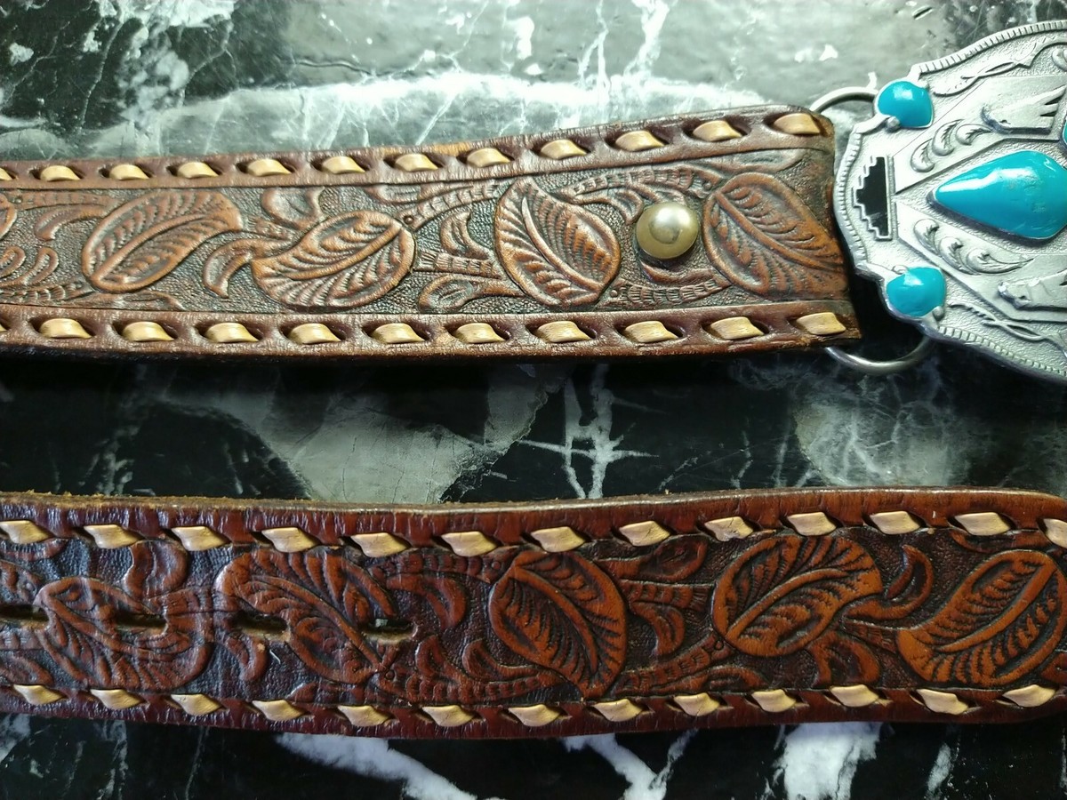 Arroyo Grande Buckle Co. G99 Southwest Style Eagle Belt  display picture 2