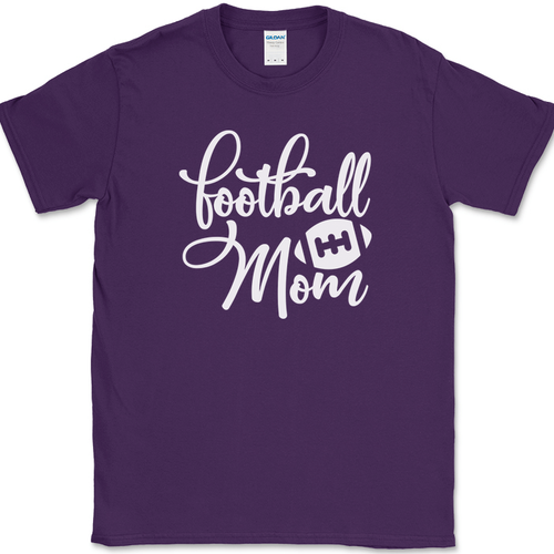 Football Mom T-Shirt Funny Sports Family Humor Team Group Gift Tee - Picture 9 of 10