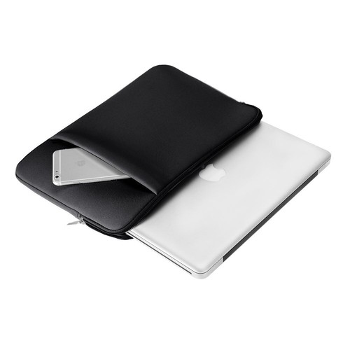 DOUBLE POCKET Zip Cover Sleeve Case Bag APPLE MacBook Pro 15"inch with Touch Bar - Photo 11/12