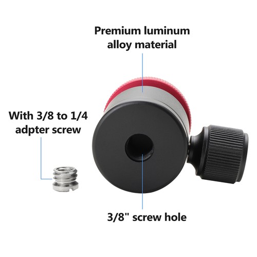 Aluminum Alloy Mini Ball Head Rotatable Ball Head Photography Accessory W4J6 - Picture 5 of 10
