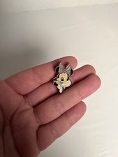 Walt Disney Jibbitz Metal Croc Charm Minnie Mouse World Land Bow HTF Sparkle Kid