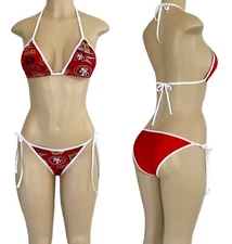 San Francisco 49ers Bikini - PLEASE READ DESC. - Made to Order - XS - Large