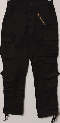 Casual Cargo Pants Military Army Combat Work Womens 2 with 9 Pockets Tie Legs