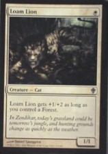 Loam Lion - Worldwake: #13, Magic: The Gathering Nm R106