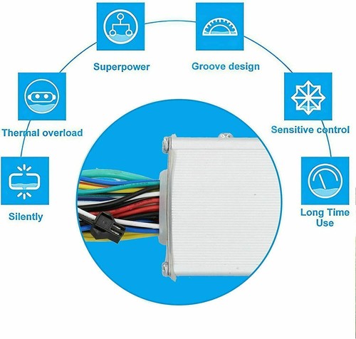 Brushless Controller 24V/36V Motor Speed Controller 250/350W für E-Bike Elektro - Bild 10 von 11