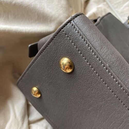 Saint Laurent Y Line Petit Cabas Leather 2way Hand Shoulder Back #36 - Picture 4 of 5