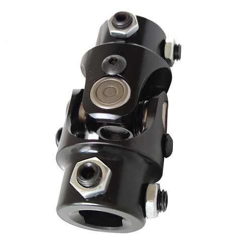 3/4" X 3/4" DD Steering Shaft U Joint Universal 35 Degree Black 83mm - Picture 5 of 6