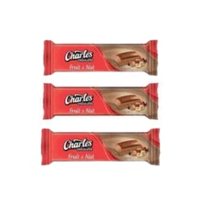 Charles Chocolate Fruit & Nut 50g (Pack of 3) - Tariffs are paid by us 