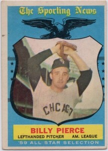 1959-Topps-572-Billy-Pierce-VG-VGEX-Wrinkle-Chicago-White-Sox-FREE-SHIPPING