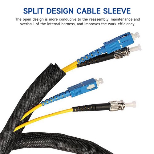 Lote de gestión de cables/malla tejida manga dividida telar de cables arnés automático cable de alimentación - Imagen 7 de 18