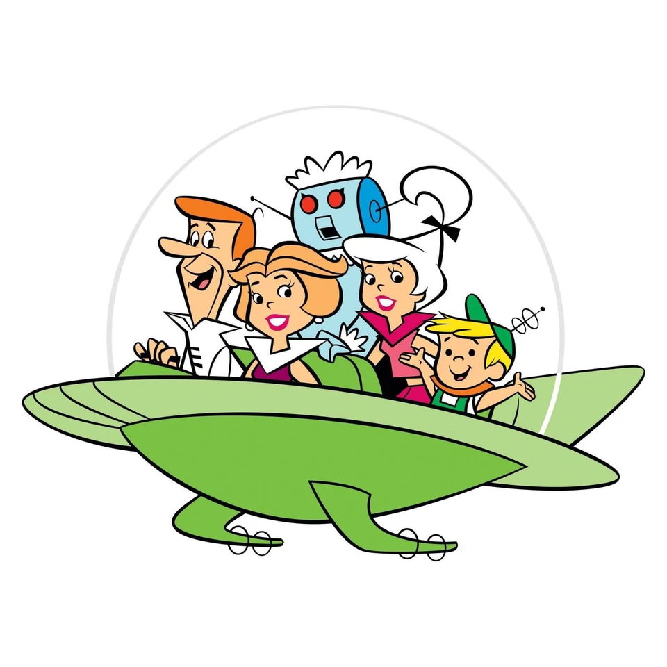 Jetsons sticker classic cartoon weatherproof bumper vinyl decal