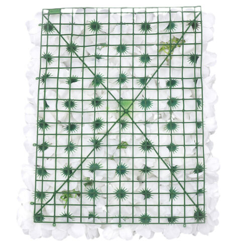 Panel de flores artíficas para decoración de telón de fondo para lugar de boda 60*40 cm 12 piezas - Imagen 5 de 13