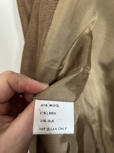 Blazer Chaqueta Deportiva Vintage DAKS Forrada 40T Lana Lino Seda DAKS Jermyn Street - Imagen 17 de 24