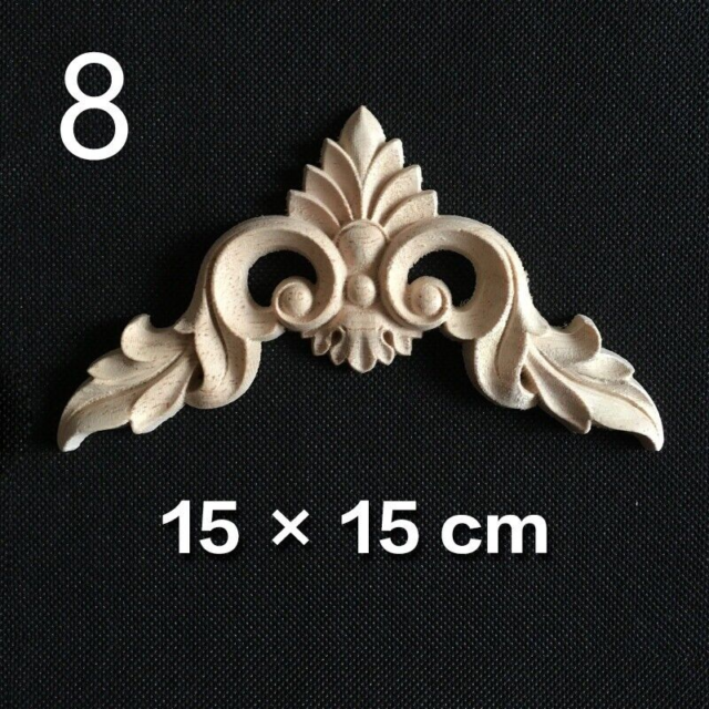 1X Heim Retro Gummi Holz Geschnitzt Ecke DIY Inlay Wandleuchte Möbel Tür Dekor 1X Heim Retro Gummi Holz Geschnitzt Ecke DIY Inlay Wandleuchte Möbel Tür Dekor
