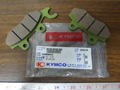 yakkokkoです New OEM Kymco Brake Pad Set SF10FE 45105-KKD6-305 KYB | eBay