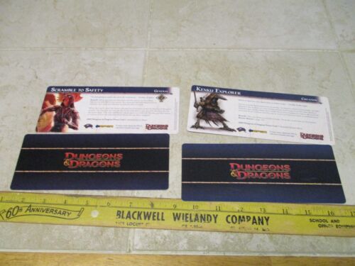 Tarjeta Promocional D&D 7 Kenku Explorer 2009 #5 Scramble to Safety Accesorio Lote 2 EA - Imagen 4 de 4