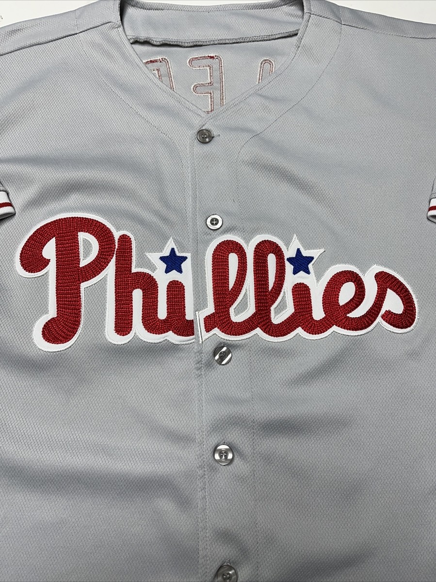 アメリカ製　Phillies LEE 33 majestic 54size Authentic MLB -Majestic - Cliff Lee #33 - Philadelphia