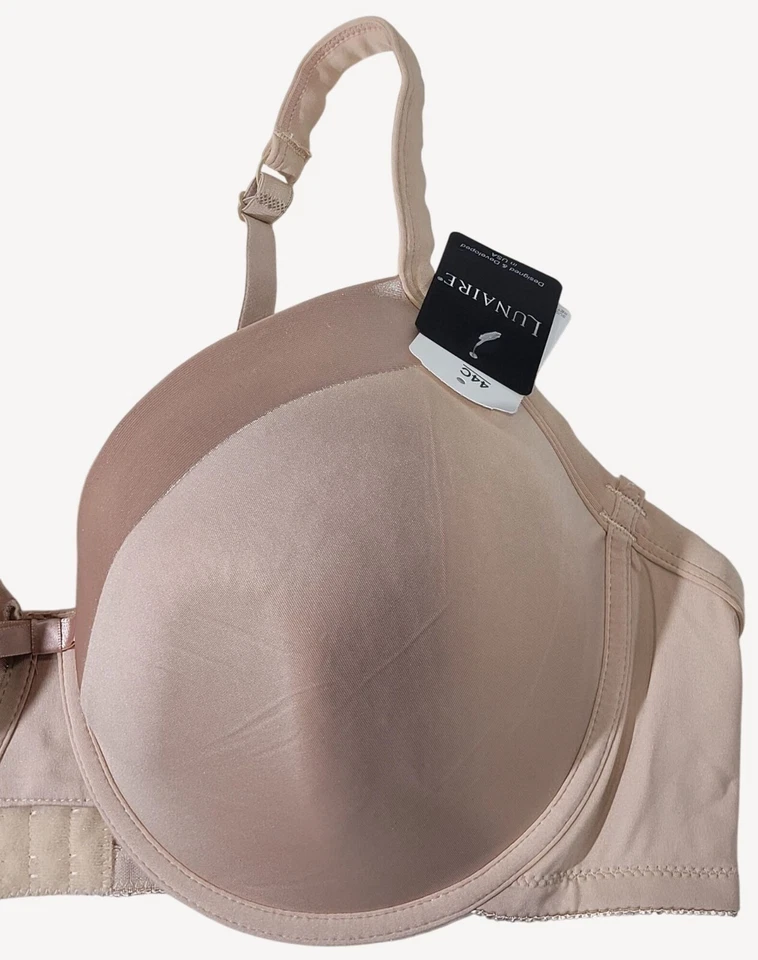 Sujetador Lunaire Mujer Nude Ajustable Ligeramente Acolchado Con Aros 44C Nuevo Con Etiquetas Foto 3 de 4
