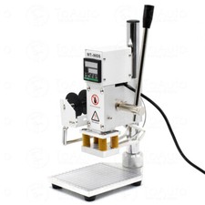 110V Digital Hot Foil Stamping Machine for Leather PU card Logo Bronzing 10x13CM