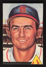 1953 Topps #21 Billy Johnson St. Louis Cardinals Baseball Card Trimmed