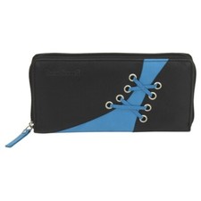 Hochwertige Leder Geldbörse Damen – Lange Querbörse im eleganten Design