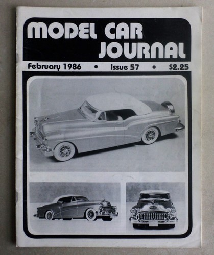 Model Car Journal Magazine, #57 (1986). Very Good Condition - Imagen 1 de 3