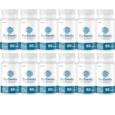 Purdentix Oral Probiotic Support Healthy Teeth and Gums Pur Dentix - 12 Bottles