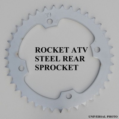 40 Tooth Rear Steel Sprocket 40T 2003-2008 Suzuki LT-Z400 Quadsport 400 LTZ400