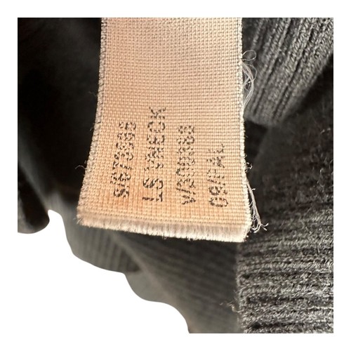 Suéter para mujer Banana Republic M mediano negro seda algodón cachemir cuello en V - Imagen 7 de 11