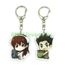 Set of 2 Dr. Stone Anime Acrylic Keychain Taiju Ooki, Yuzuriha v1
