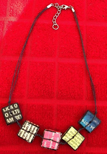 VINTAGE BOHO “SHABBY-CHIC” UNIQUE NECKLACE!! - Picture 12 of 12