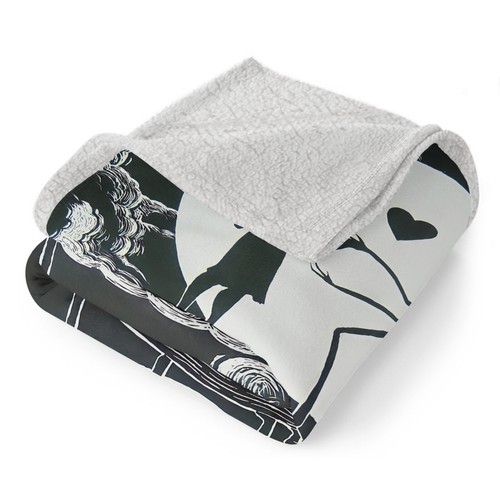 Large Warm Faux Fur Fleece Blanket Throws Over Soft Sofa Bed Single &Double Rugs - Picture 56 of 70