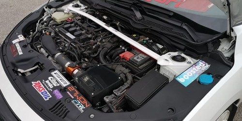HONDA CIVIC TYPE-R FK8 2018-2019 ULTRA RACING 2 PUNTOS SOPORTE TORRE PUNTAL DELANTERO - Imagen 14 de 22