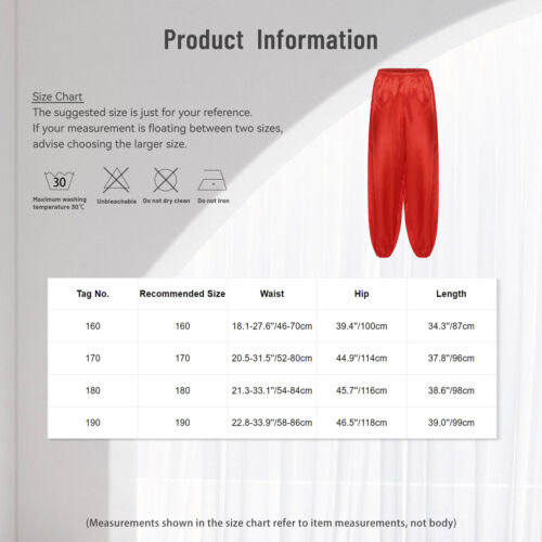 Women's Trousers Stage Sweatpants Performance Bloomers Vocation Pants Harem - Picture 16 of 75