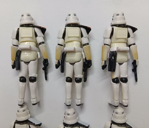 lot of 6 Hasbro Star Wars Shadow Stormtrooper Troopers figure w gun 3.75" #s3 - Picture 12 of 12