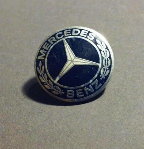 MERCEDES BENZ PIN BADGE MADE IN WEST GERMANY NOT ENAMEL rare vintage classic car - Picture 4 of 6