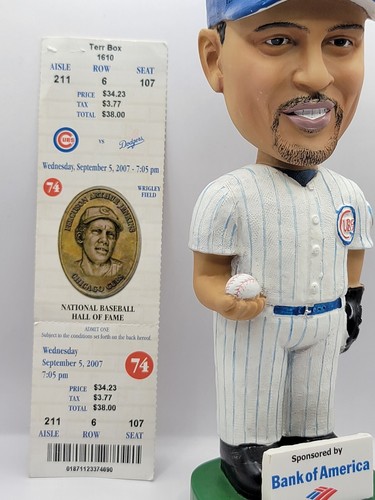 Derrek Lee Bobblehead September 5th, 2007 - Chicago Cubs - with game ticket!!!