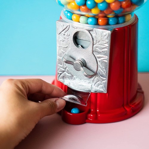 11 Inch Metal Gumball Machine – Bubble Gum Vending Dispenser Retro Candy Sweet - Picture 3 of 4