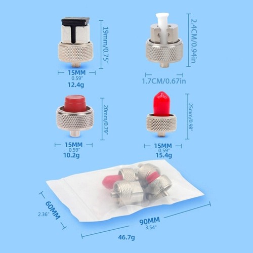 OTDR- Adapter Optical Fiber Convertor Adapter for SC ST LC Connector Metal Ma - Afbeelding 8 van 12