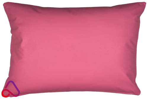 Rectangle PVC Faux Leather Cushion Cover Pillow Case Handmade Home Sofa Grained - Picture 7 of 8